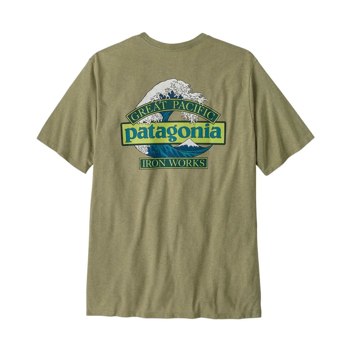 37873 Patagonia Great Waves Responsibili T-Shirt Gumtree Green