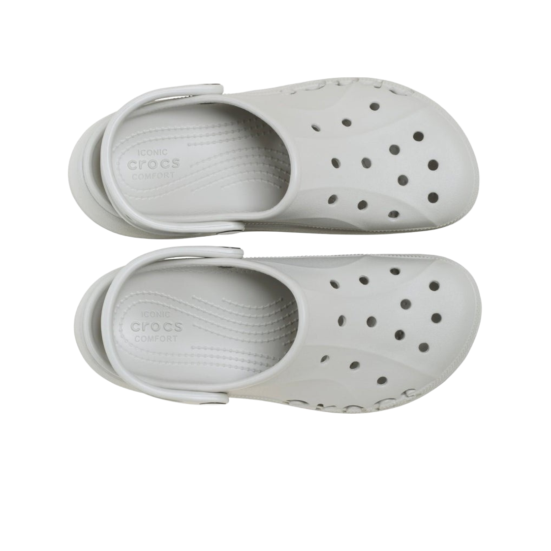 (W) 크록스 바야 플랫폼 클로그 펄 화이트((W) Crocs Baya Platform Clog Pearl White) - 2