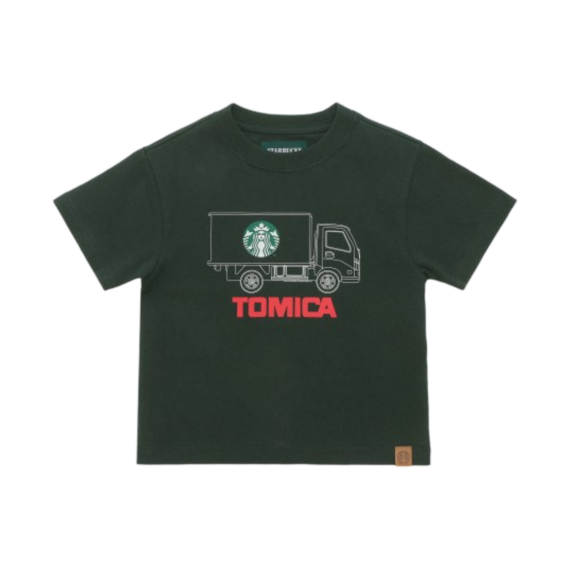 - (Kids) Starbucks x Beams Tomica Truck Print Kids T-Shirt A Green