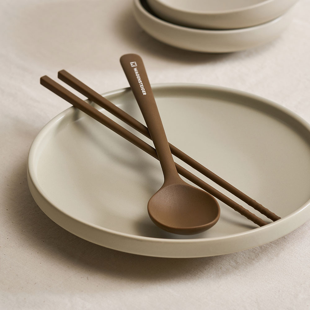 바겐슈타이거 플래티넘 실리콘 엘로아 수저세트 코코아(WAGENSTEIGER Platinum Silicone Eloa Cutlery Set (Cocoa)) - 6