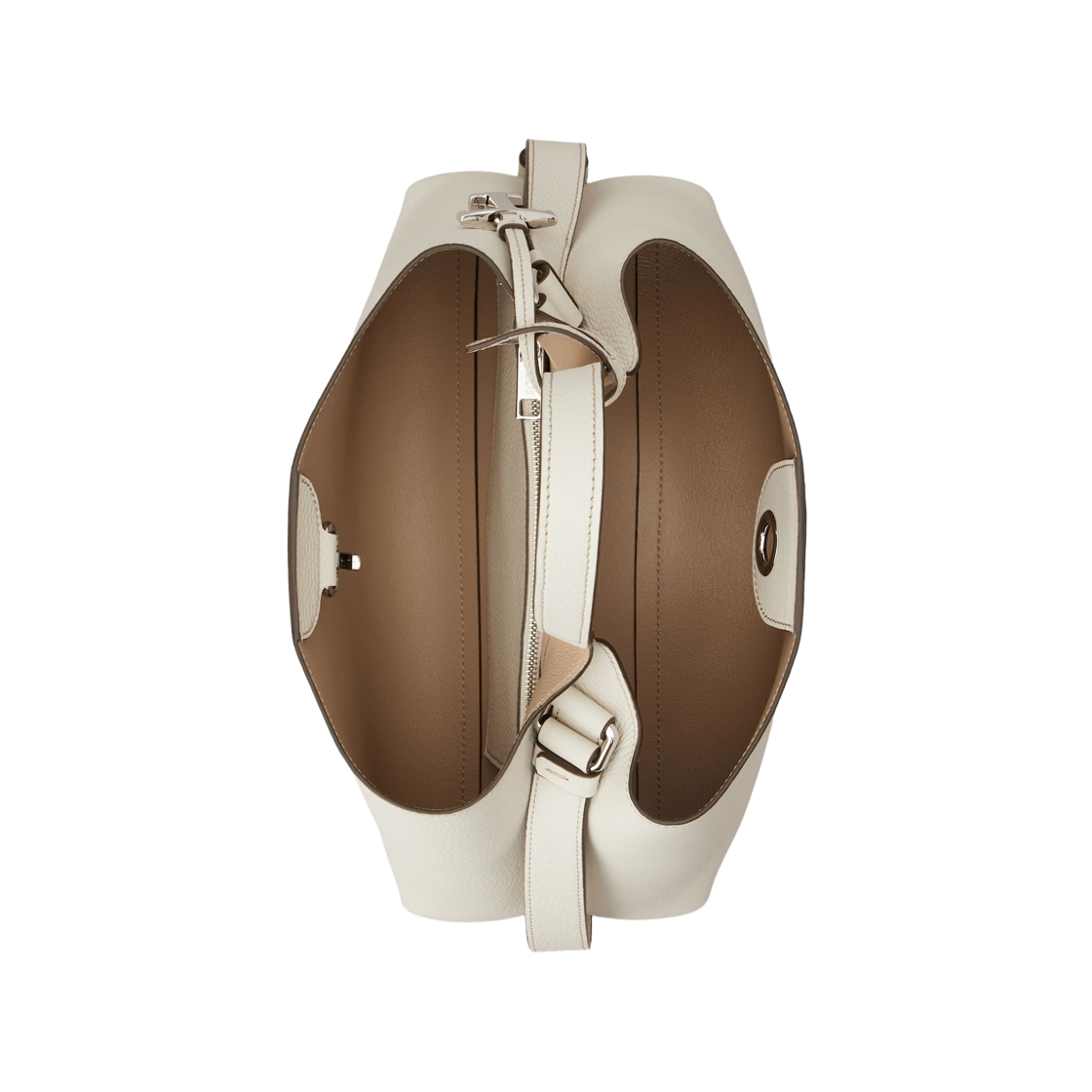 토즈 레더 스몰 토트백 화이트 내츄럴(Tod's Leather Small Tote Bag White Natural) - 2