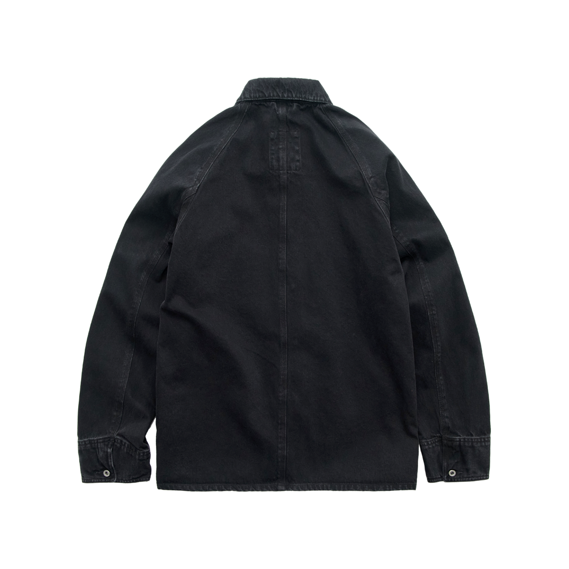 폴리테루 데님 커버올 자켓 워시드 블랙(Polyteru Denim Coverall Jacket Washed Black) - 2