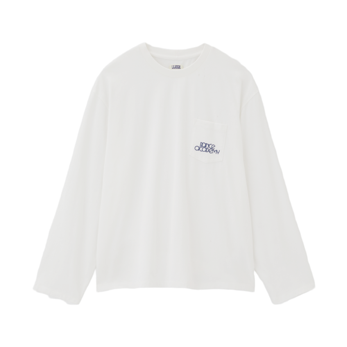 LL25WJLS005OW LLEGE Sun-Bleached Effect Long Sleeves Off White