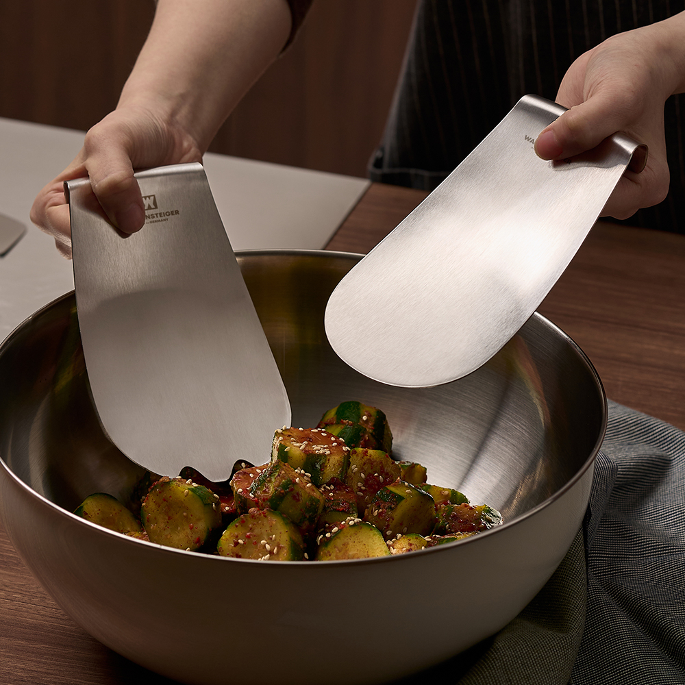 바겐슈타이거 스텐 304 믹스 헬퍼 2P세트 믹싱 서빙 걸이(WAGENSTEIGER Stainless Steel 304 Mix Helper 2P Set) - 4