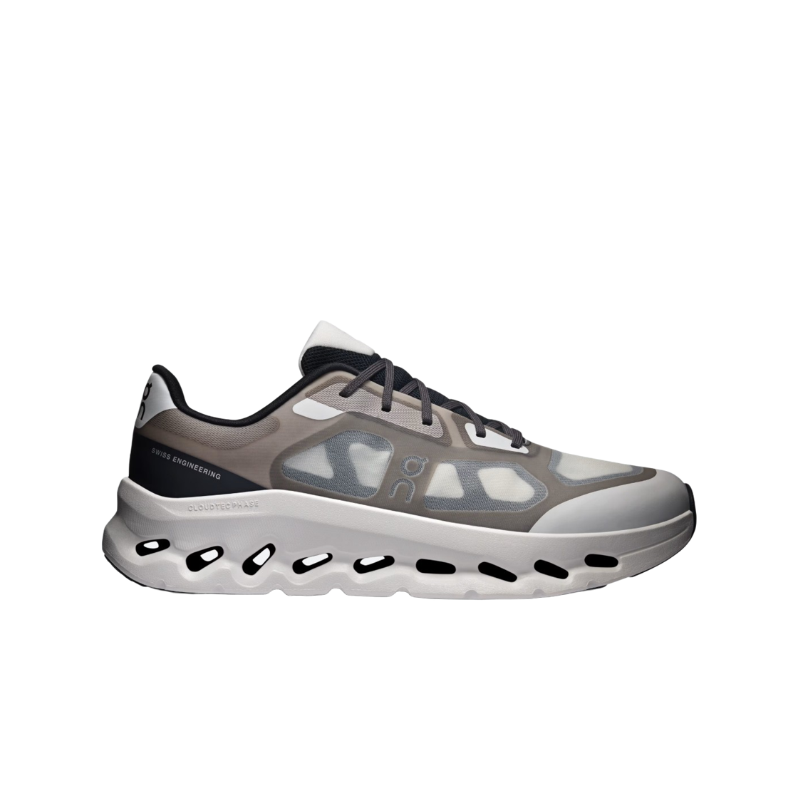 (W) 온 러닝 클라우드틸트 리믹스 블랙 아이보리((W) On Running Cloudtilt Remix Black Ivory) - 1