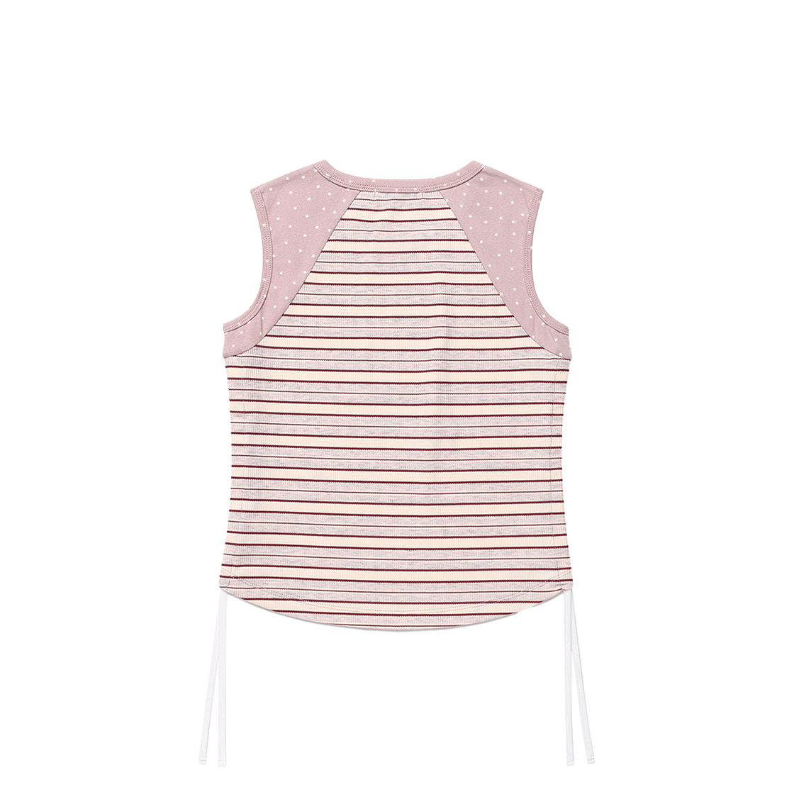 카비시 멀티 스트라이프 슬리브리스 핑크(CAVISH Multi Stripe Sleeveless Pink) - 2