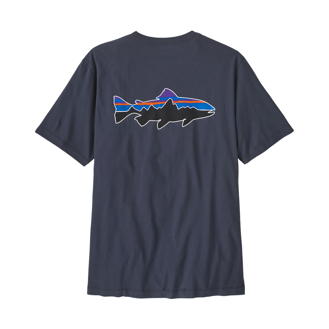 37846 Patagonia Fitz Roy Trout T-Shirt Smolder Blue