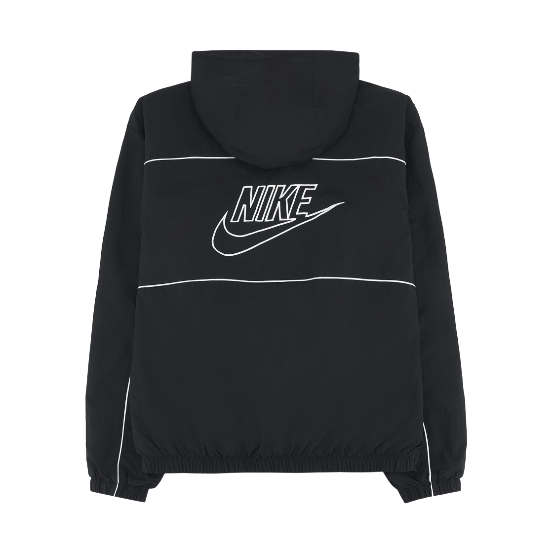 나이키 클럽 후드 자켓 블랙 화이트 - 아시아(Nike Club Hooded Jacket Black White - Asia) - 2