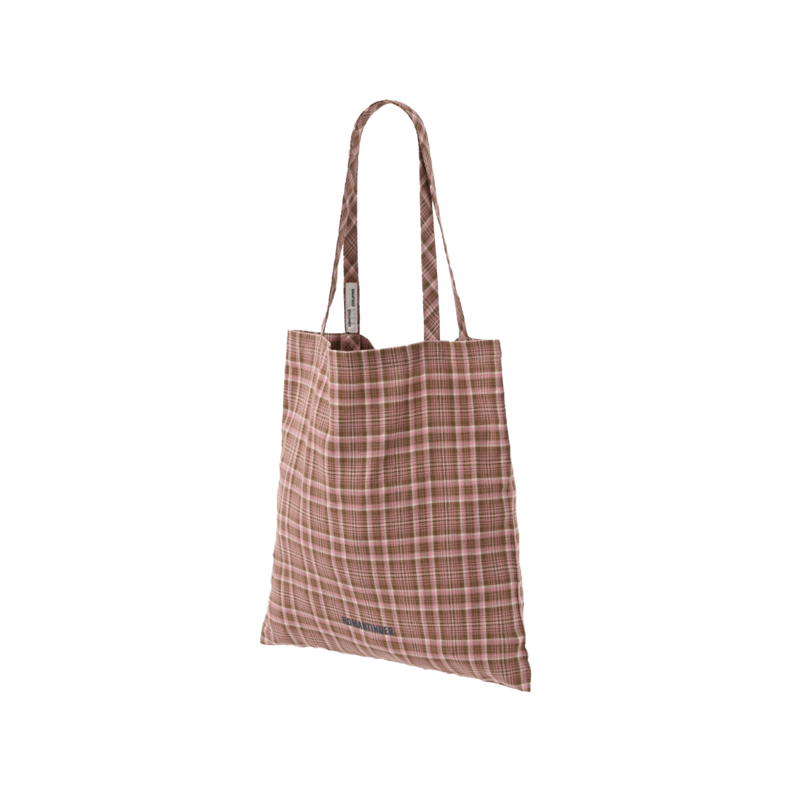 R25S304ECOPK ROMANTINUER Check Easy Eco Bag Pink