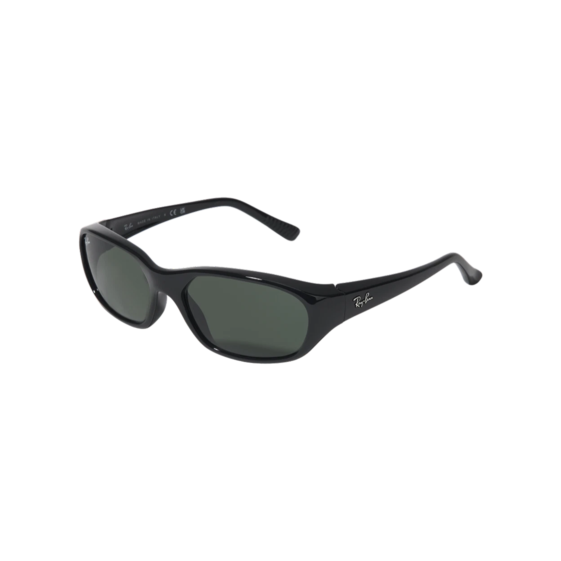 레이밴 대디-O II 폴리쉬드 블랙 프레임 그린 클래식 G-15 렌즈