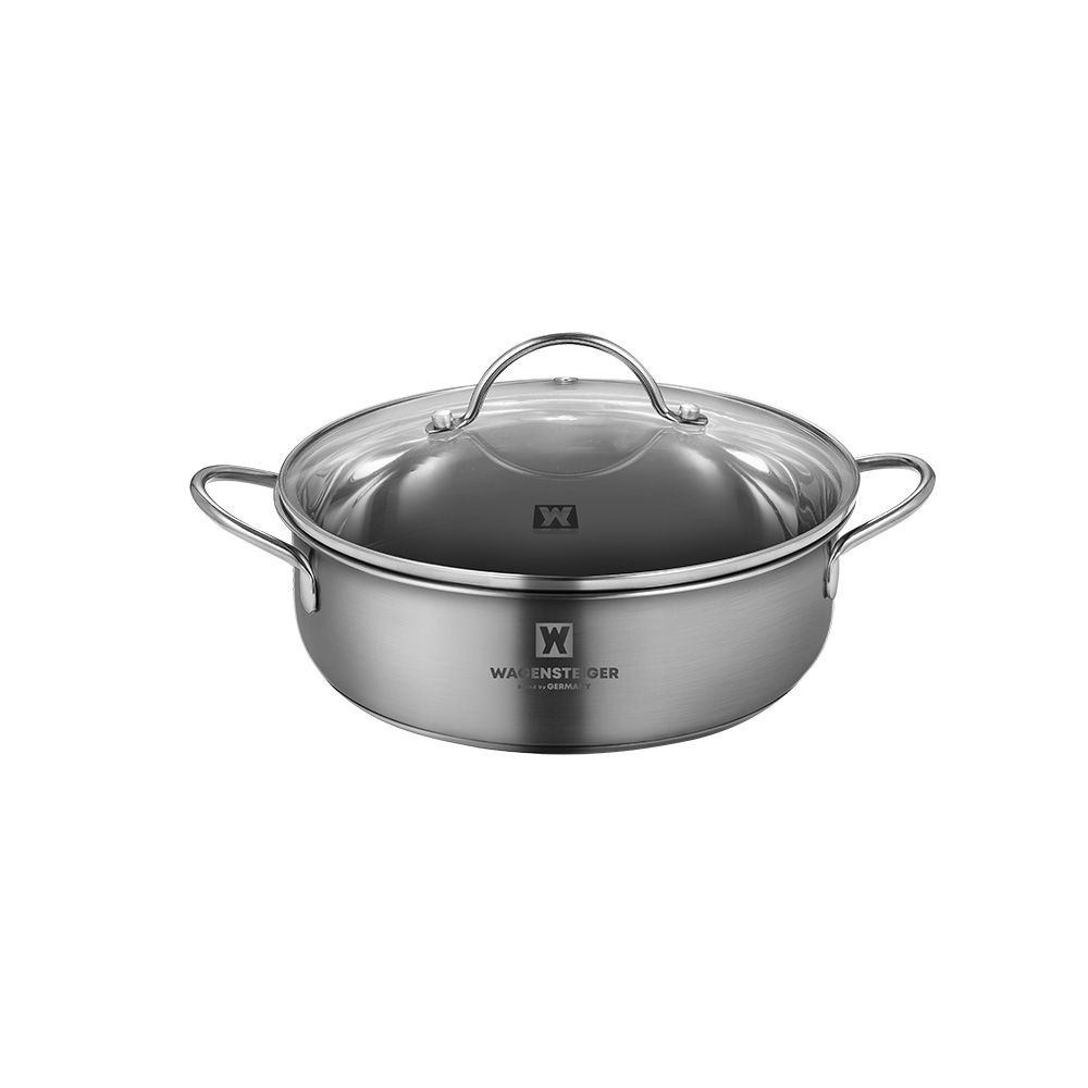 바겐슈타이거 IH 3중 바닥 스텐 미니팟 전골냄비 18cm(WAGENSTEIGER IH 3-Ply Bottom Stainless Mini Casserole 18cm) - 6
