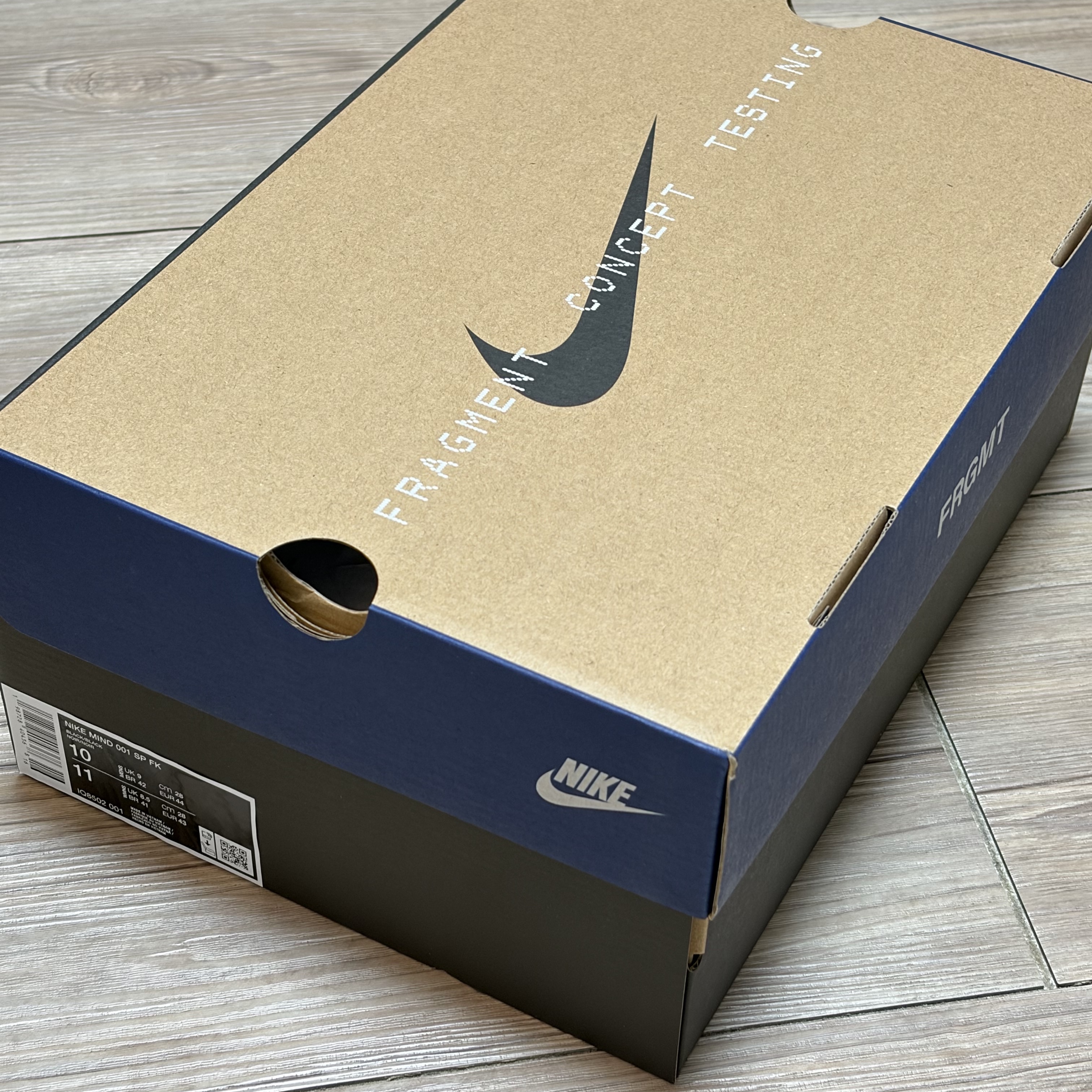 Nike x Fragment Mind 002 Black 착용 스타일 - 1