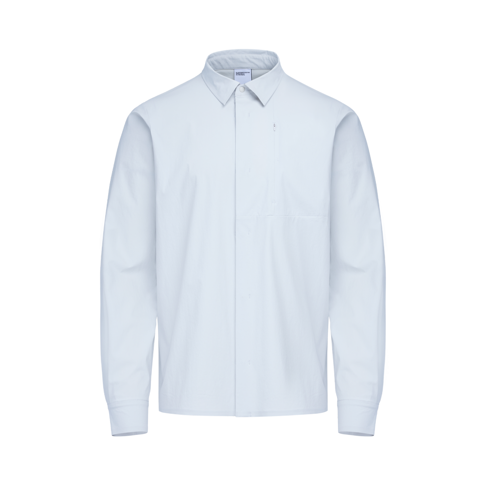 프로-스펙스 유니 테크 테일러드 오버셔츠 라이트 그레이(PRO-SPECS Unisex Tech Tailored Overshirt Light Gray)