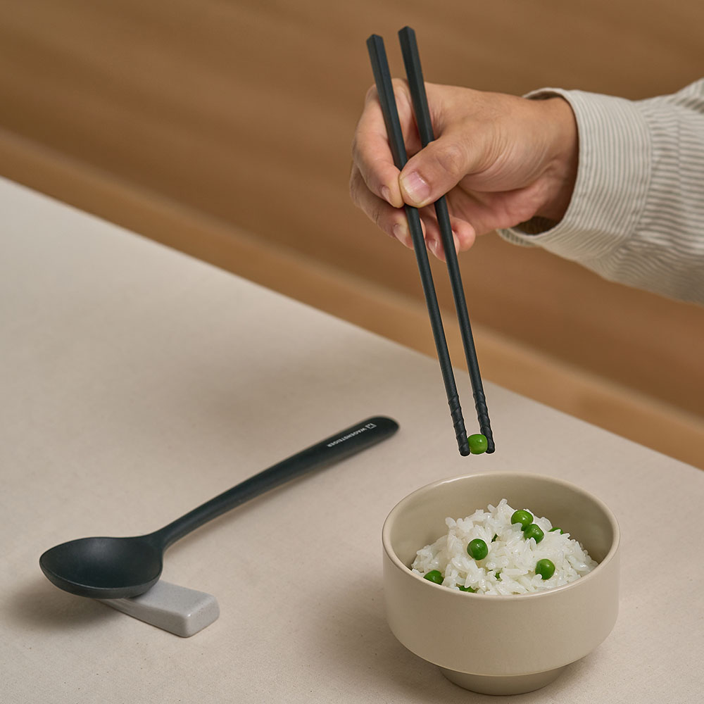 바겐슈타이거 플래티넘 실리콘 엘로아 수저세트 라이트그레이(WAGENSTEIGER Platinum Silicone Eloa Cutlery Set (Light Gray)) - 4