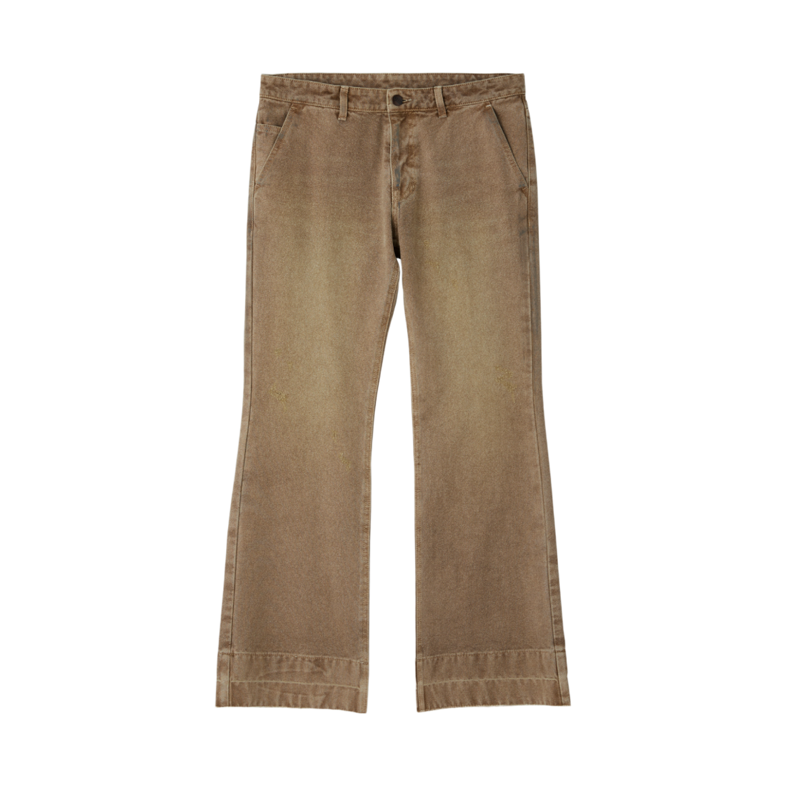 LL25WWPT006BE LLEGE Pigment Dyed Flare Jeans Beige