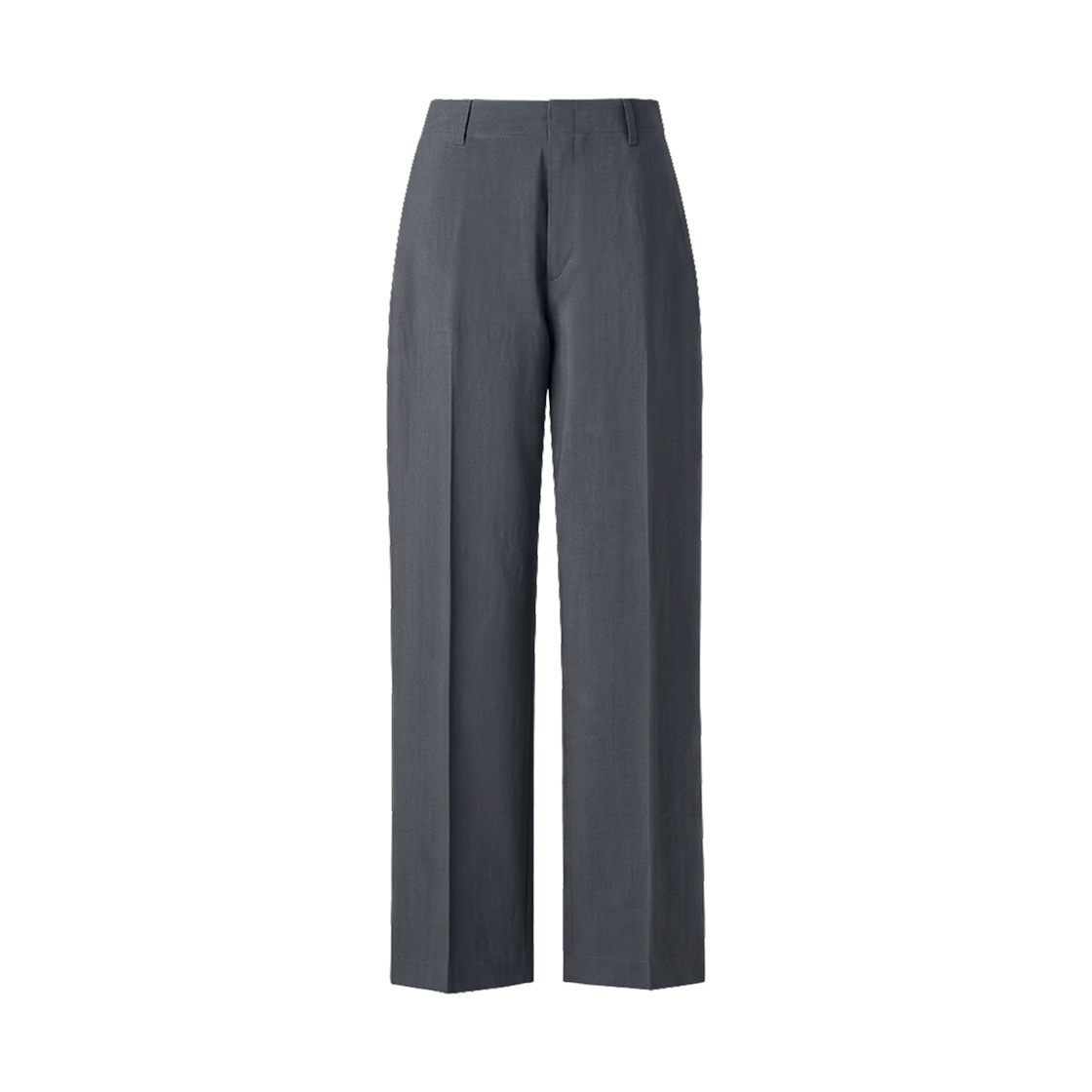 484033-08 (W) Uniqlo U High Rise Straight Pants Dark Gray