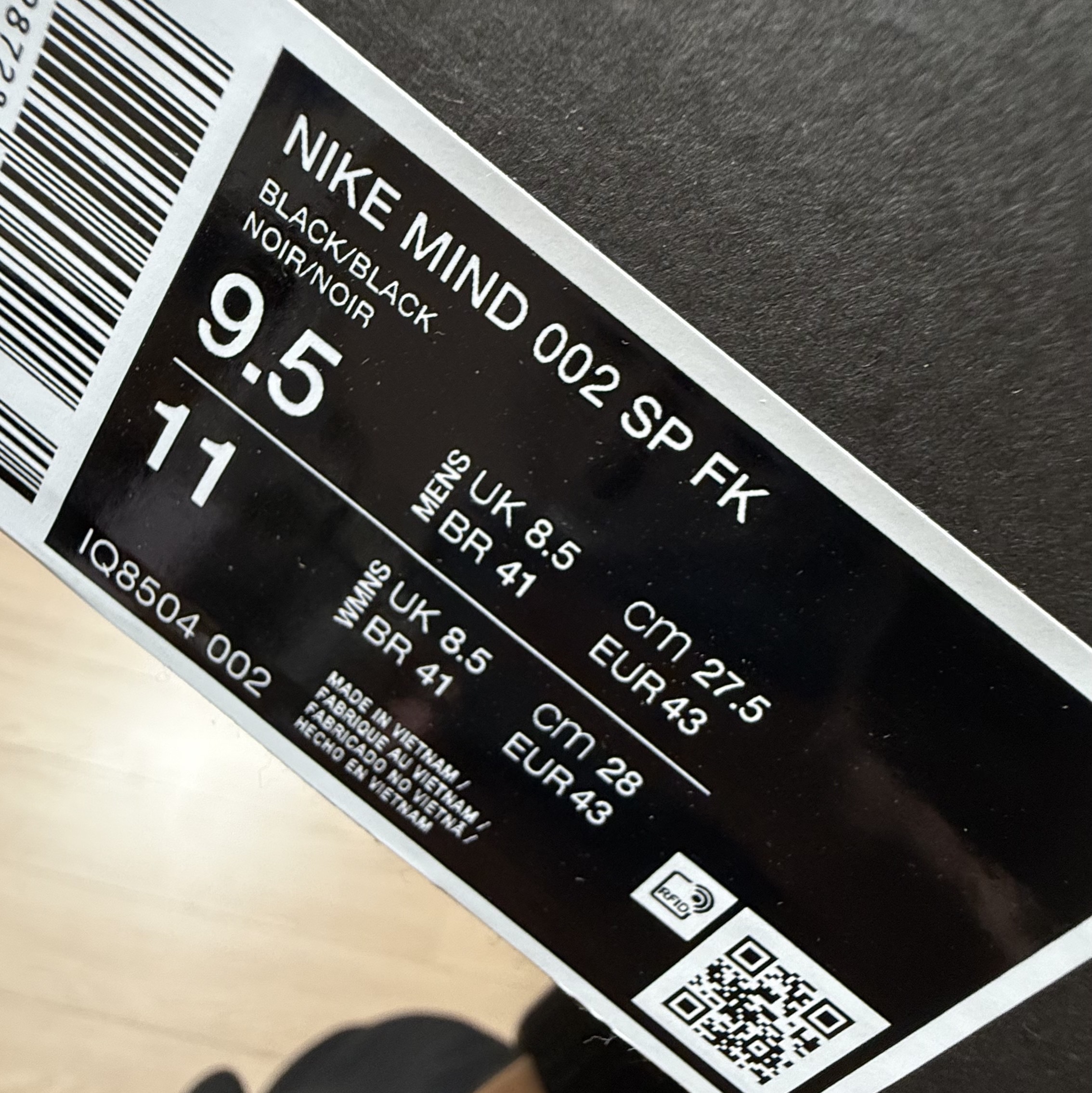 Nike x Fragment Mind 002 Black 착용 스타일 - 4