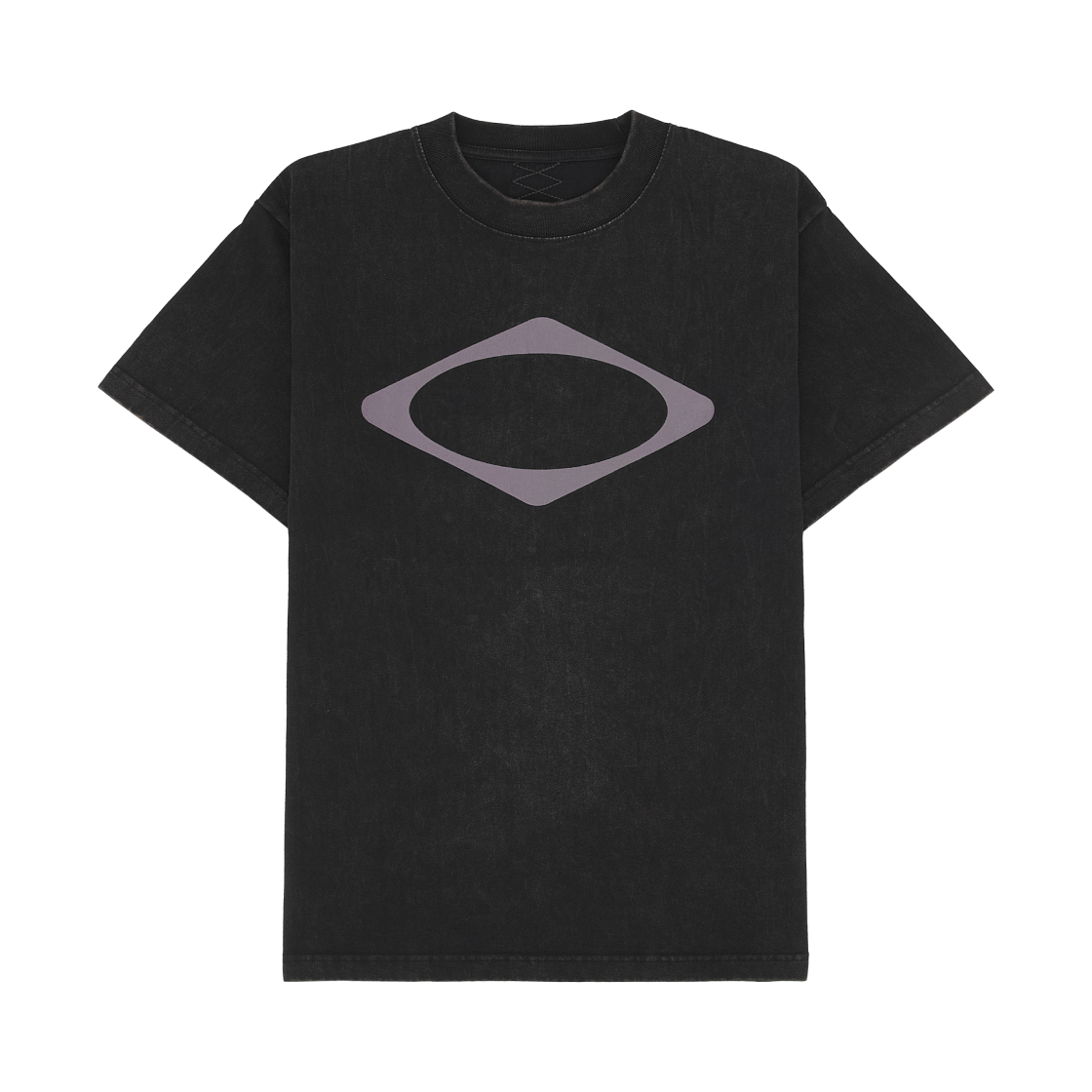 미스치프 롬버스 워시드 베이직 티셔츠 워시드 블랙(Mischief Rhombus Washed Basic T-Shirt Washed Black)