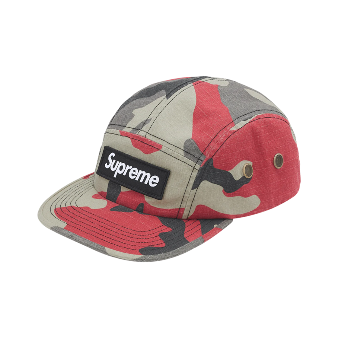 슈프림 밀리터리 캠프캡 레드 카모 - 26SS | Supreme | KREAM