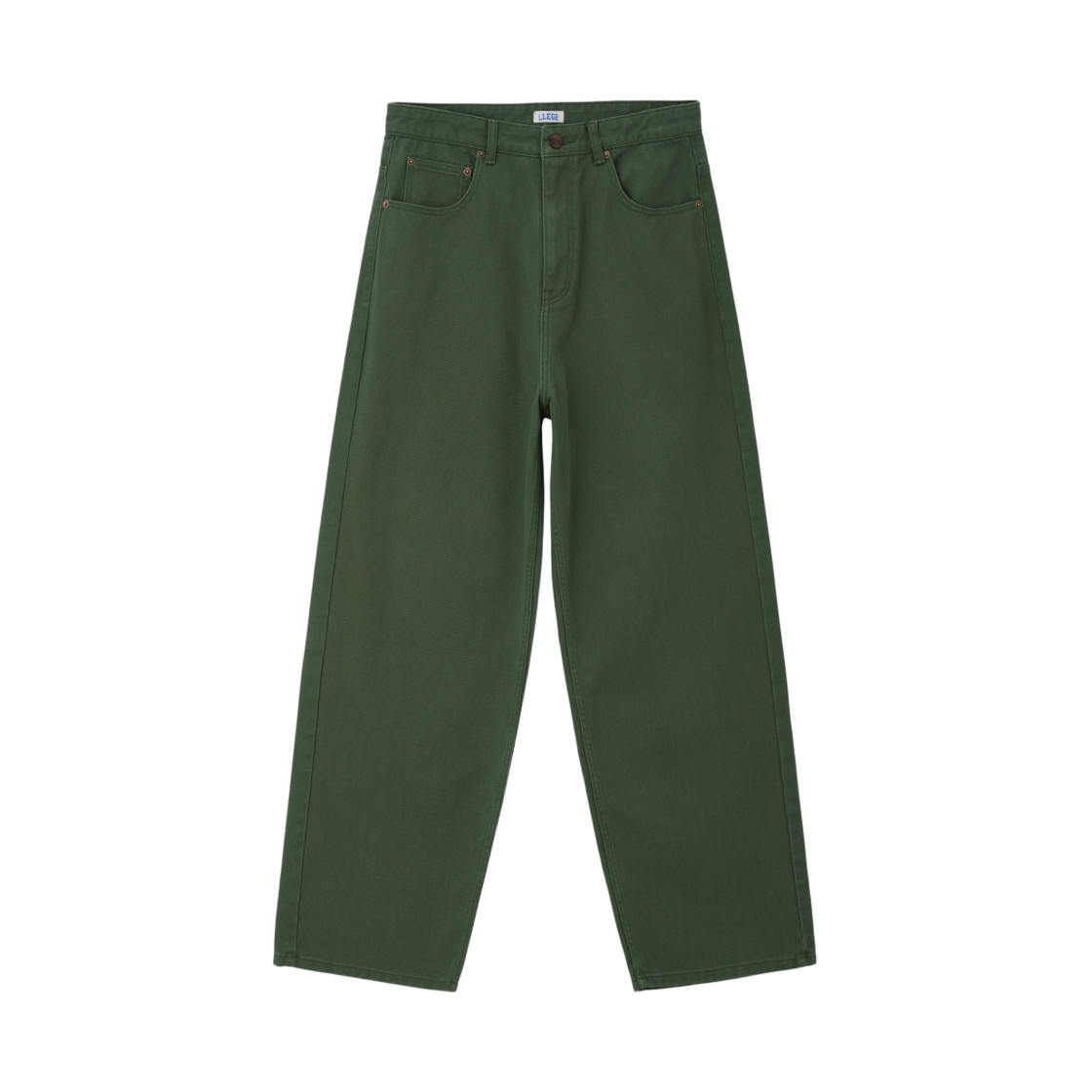 LL25WDPT004GN LLEGE Classic Skater Denim Green