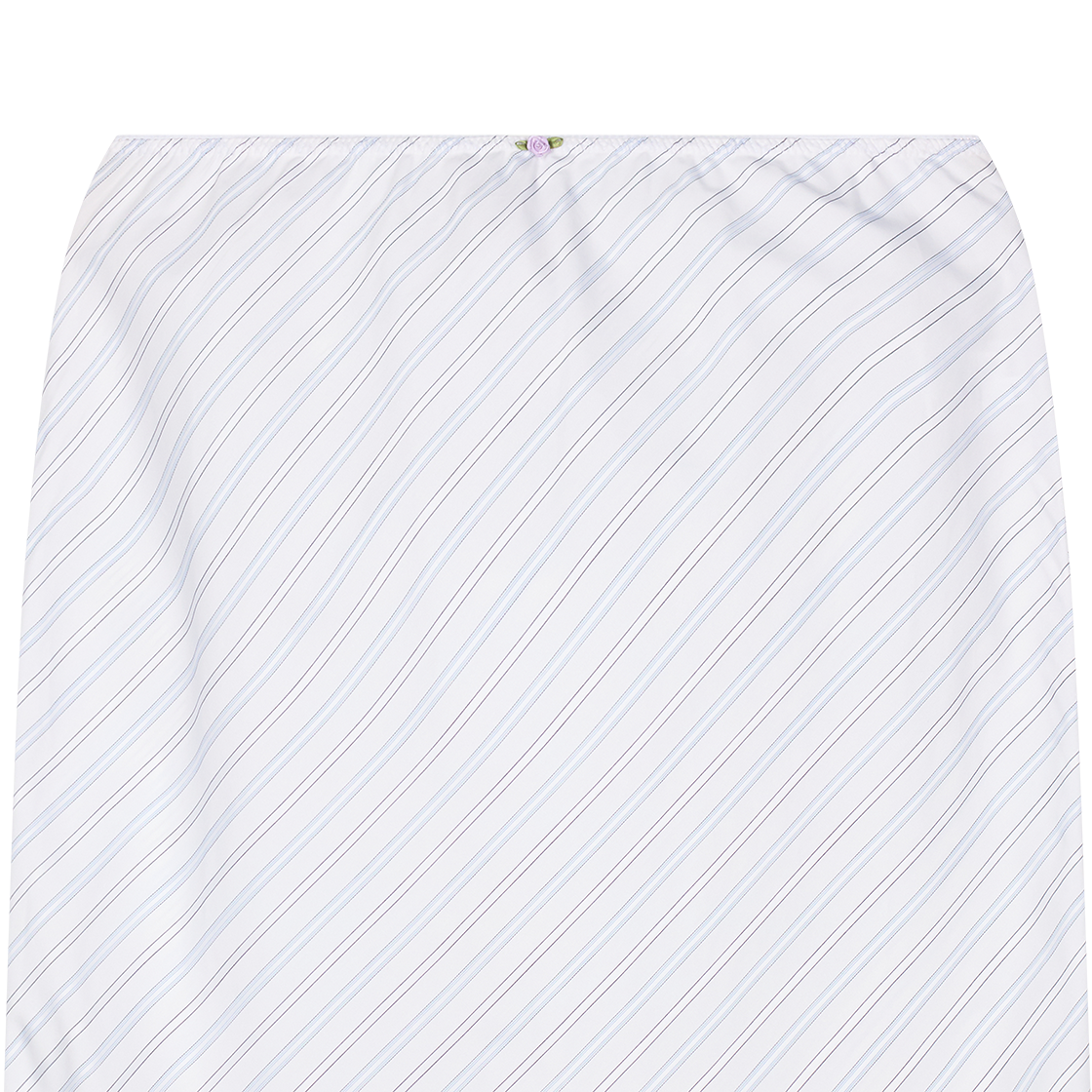 레이브 리뷰 우먼 라일라 스커트 화이트 블루 스트라이프 - 26SS(Rave Review Women Laila Skirt White Blue Stripes - 26SS) - 3