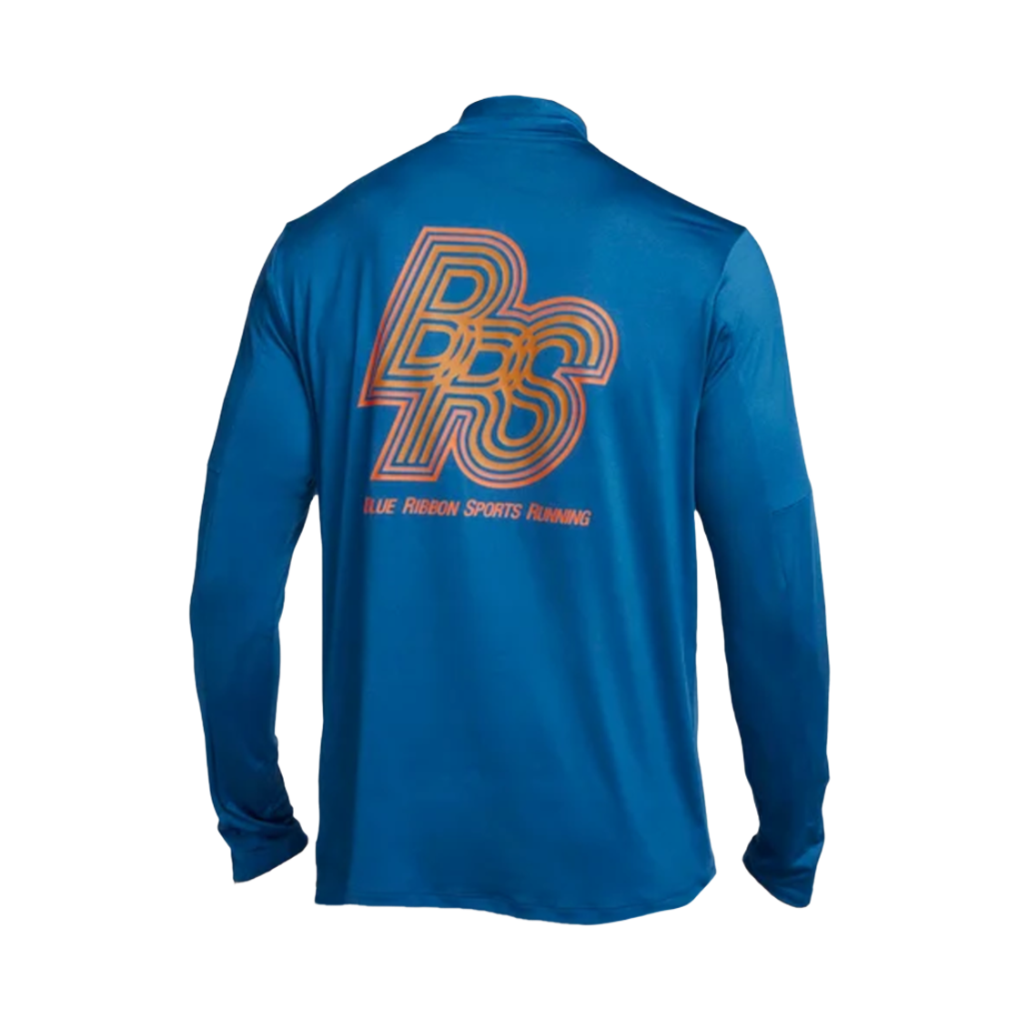 나이키 드라이핏 엘리먼트 러닝 에너지 하프 집 러닝 탑 코트 블루 세이프티 오렌지 - 아시아(Nike Dri-Fit Element Running Energy Half Zip Running Top Court Blue Safety Orange - Asia) - 2