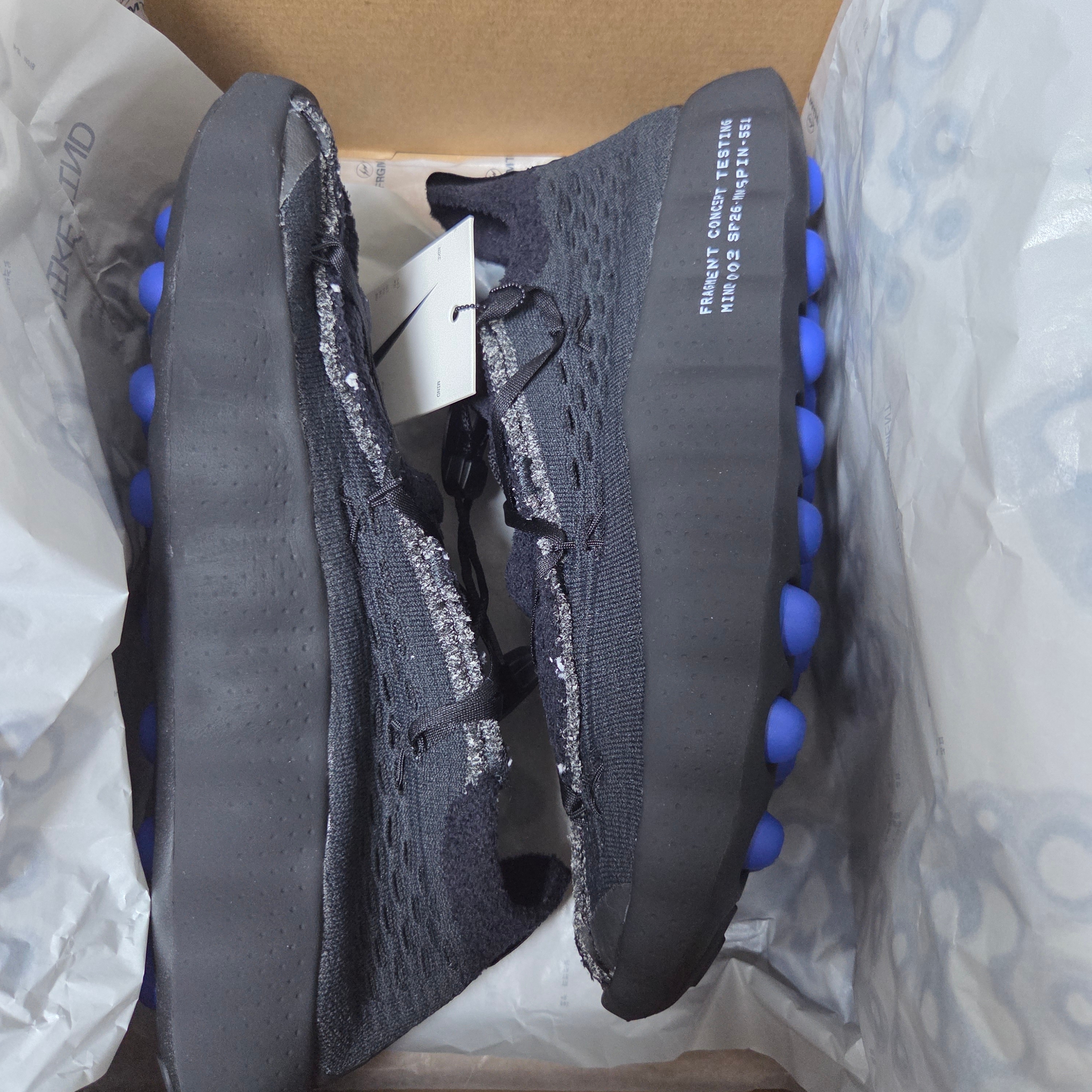 Nike x Fragment Mind 002 Black 착용 스타일 - 2