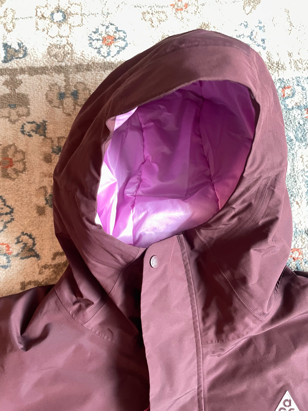 Nike ACG Primaloft Skull Peak Storm-Fit Jacket Burgundy Crush Beyond Pink - Asia 착용 스타일 - 2