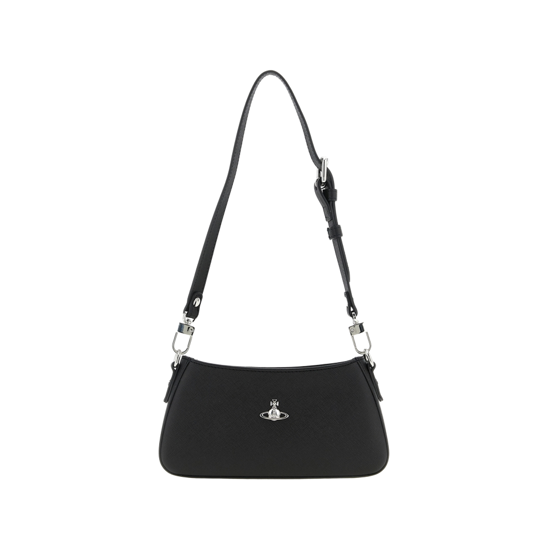 5801000JW-S0021-N401 Vivienne Westwood Tasha Shoulder Phone Bag Black