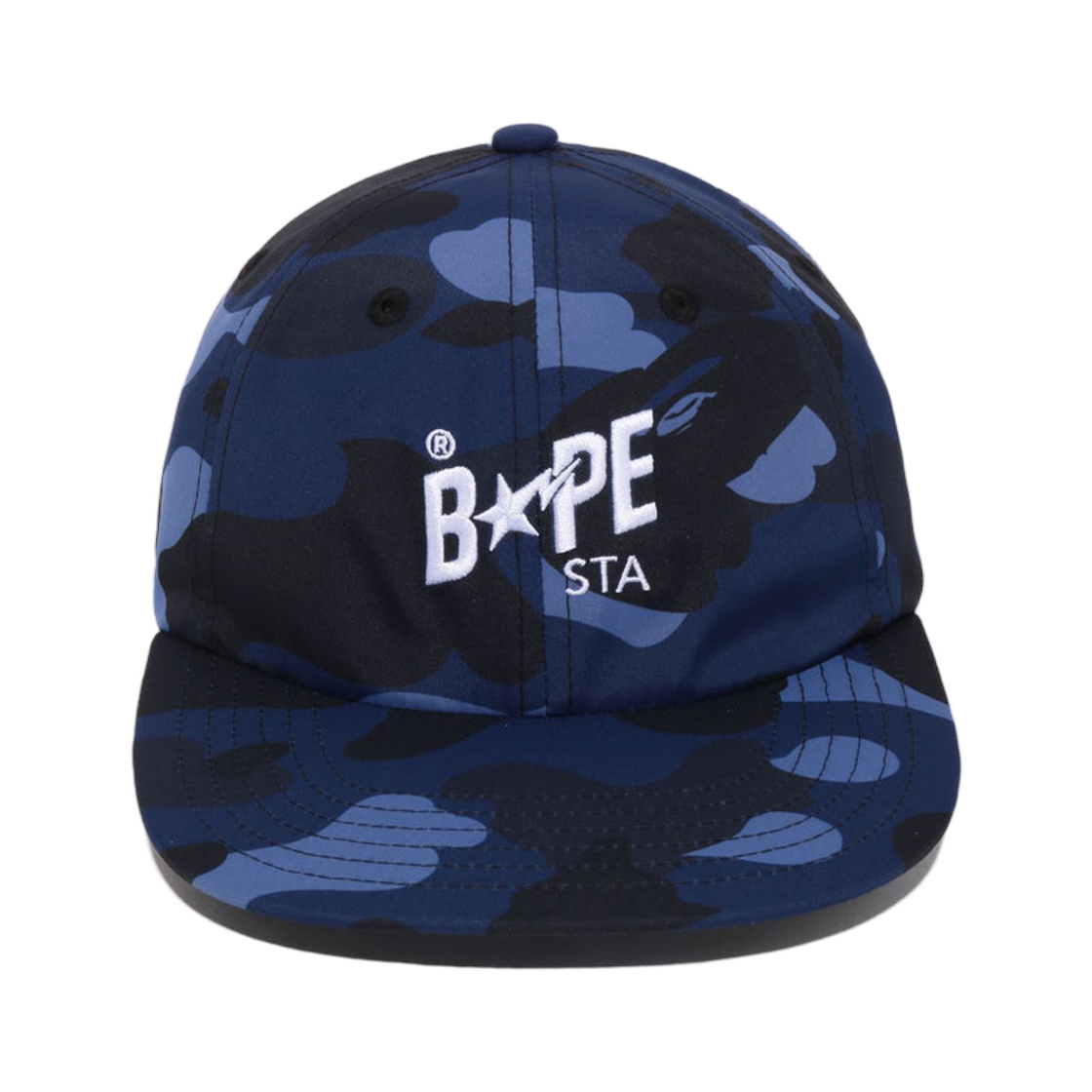 베이프 컬러 카모 베이프 스타 패널 캡 네이비(BAPE Color Camo Bape Sta Panel Cap Navy) - 2