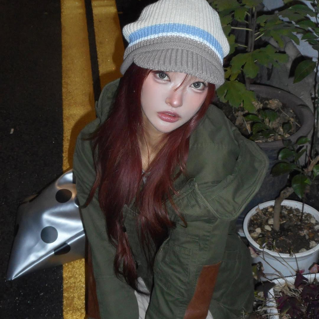 SPORT CHAMBER SC Glide Knit Cap IVORY 착용 스타일 - 9