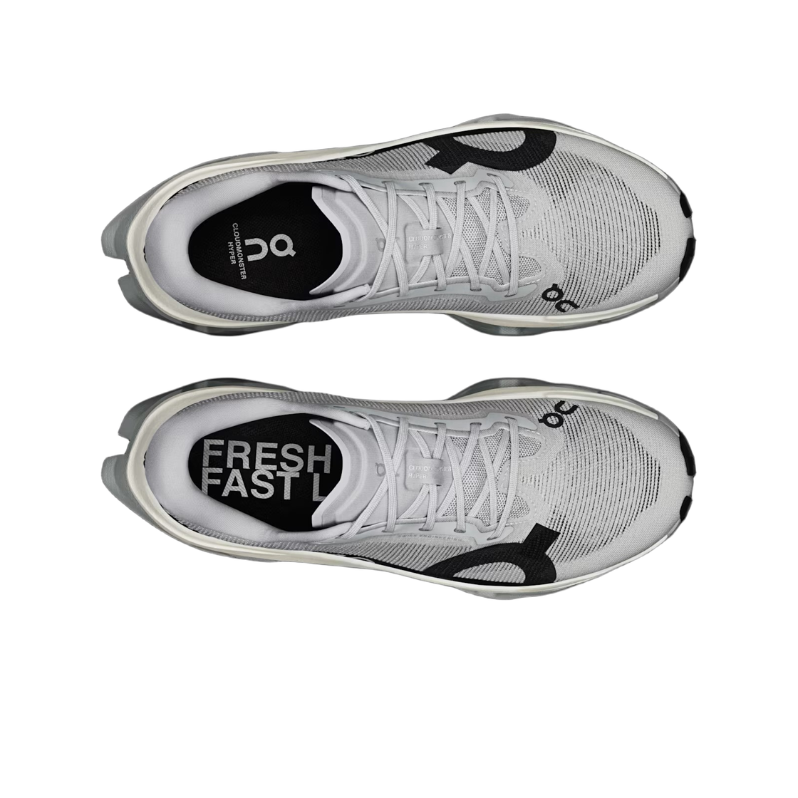 (W) 온 러닝 클라우드몬스터 3 하이퍼 글레이셔 블랙((W) On Running Cloudmonster 3 Hyper Glacier Black) - 2