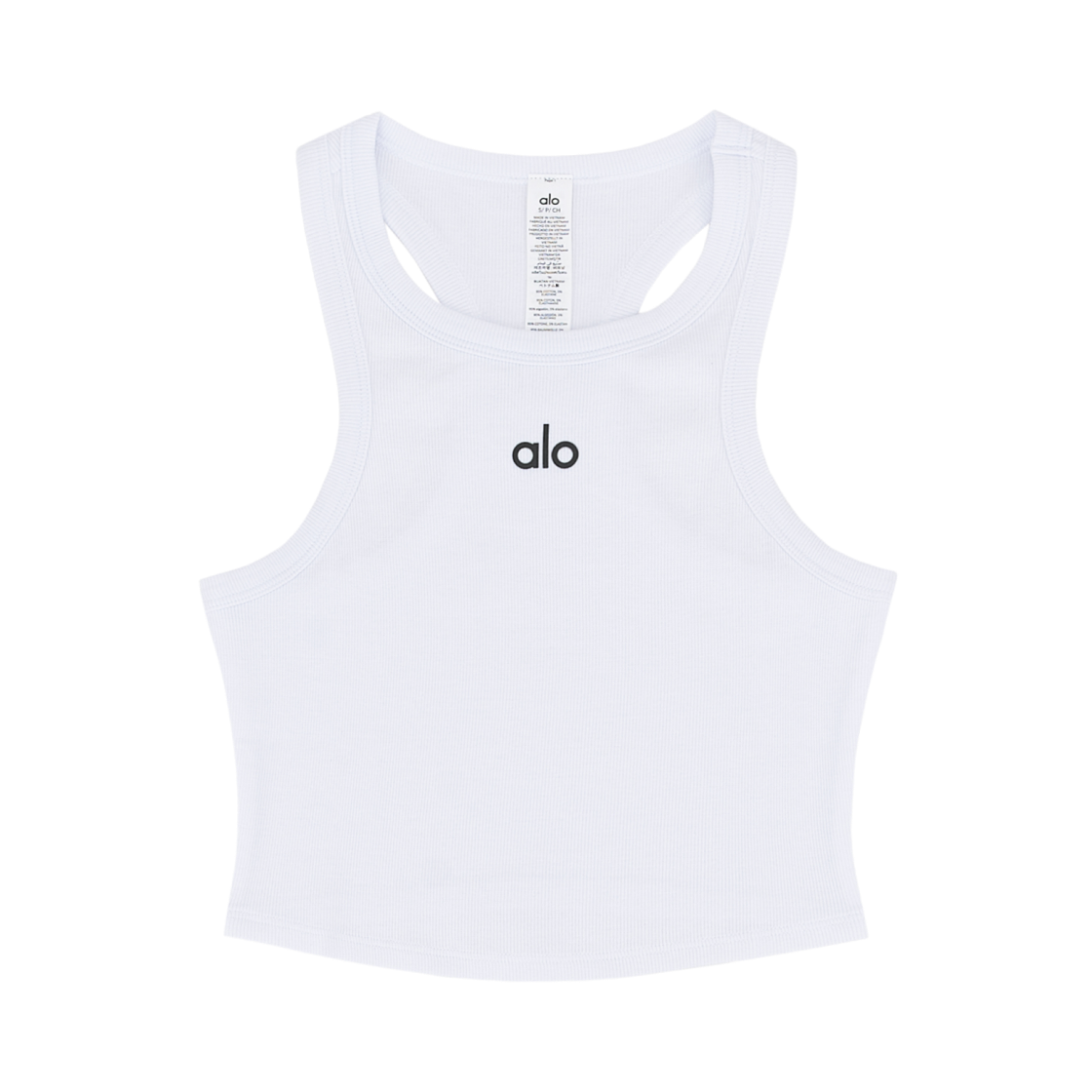 (W) 알로 요가 아스파이어 탱크 화이트((W) Alo Yoga Aspire Tank White)