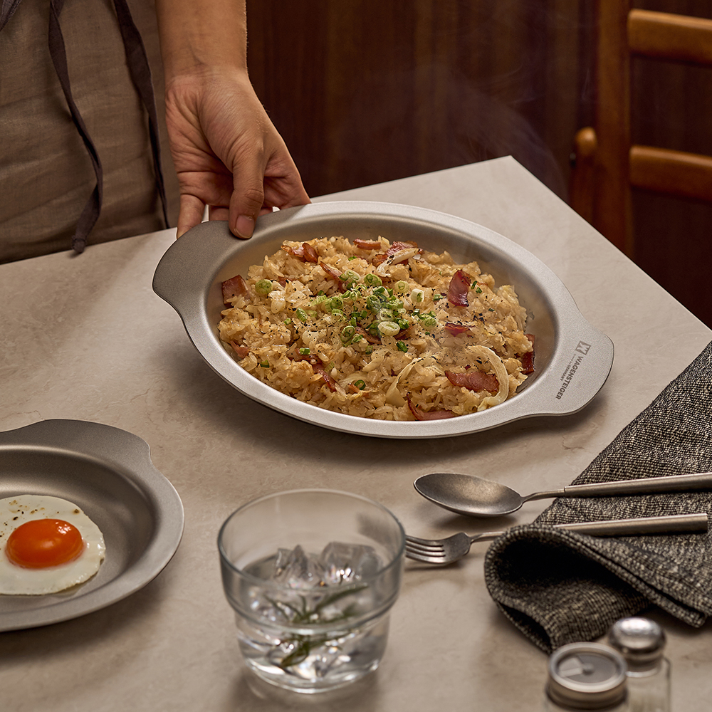 바겐슈타이거 로스탈 통3중 316 스텐 무연마제 플랫팬 20cm(WAGENSTEIGER Lostal 3-Ply 316 Stainless Abrasive-Free Flat Pan 20cm) - 3