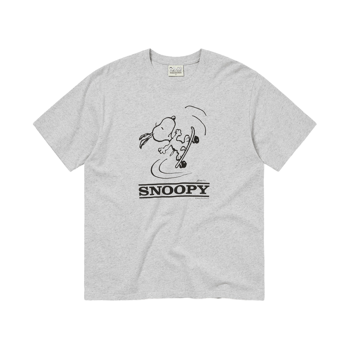 디스이즈네버댓 x 피너츠 티셔츠 헤더 그레이(Thisisneverthat x Peanuts T-Shirt Heather Grey) - 1