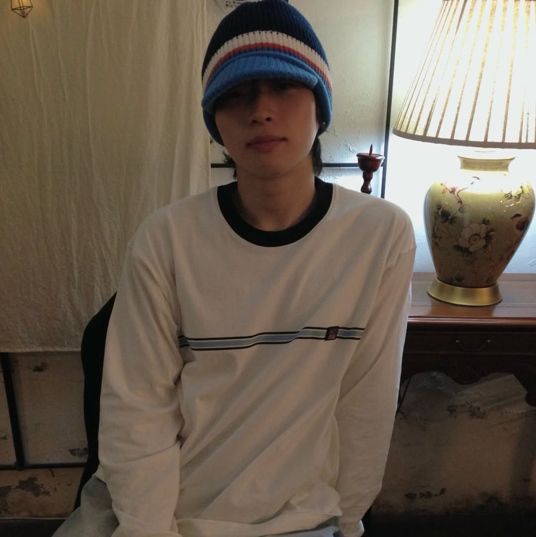 SPORT CHAMBER SC Glide Knit Cap NAVY 착용 스타일 - 2