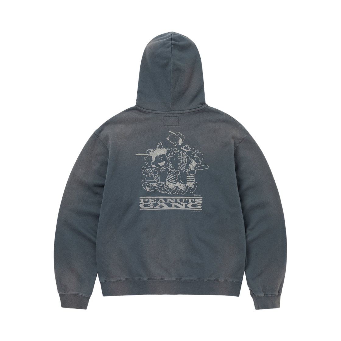 디스이즈네버댓 x 피너츠 집업 후드 페이디드 네이비(Thisisneverthat x Peanuts Zip Up Hoodie Faded Navy) - 2