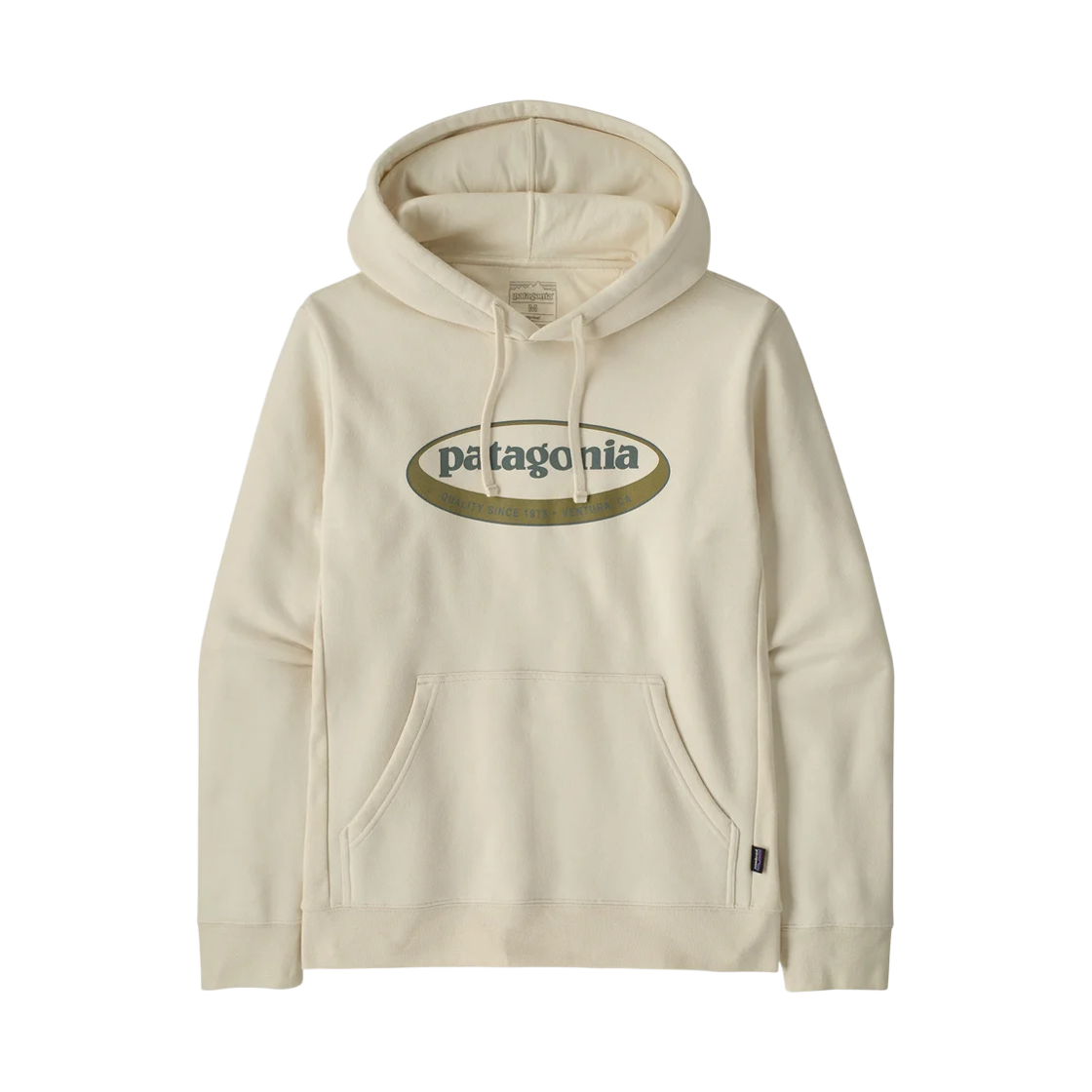 39724 Patagonia 95 Oval Logo Uprisal Hoody Birch White