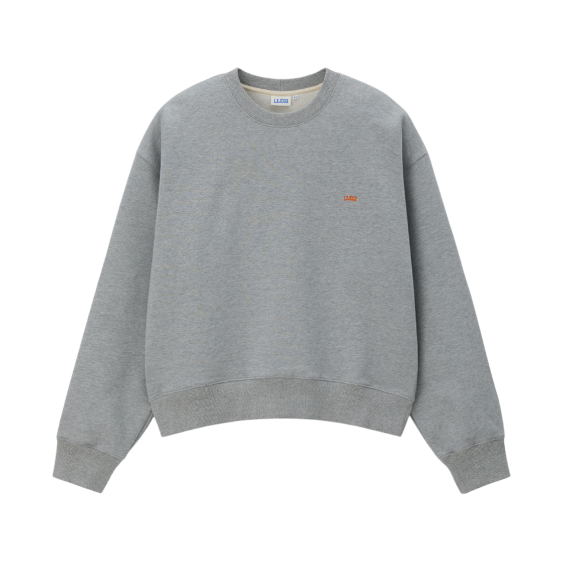 LL25WSLS001GR LLEGE Llege Logo Signature Sweatshirt Grey