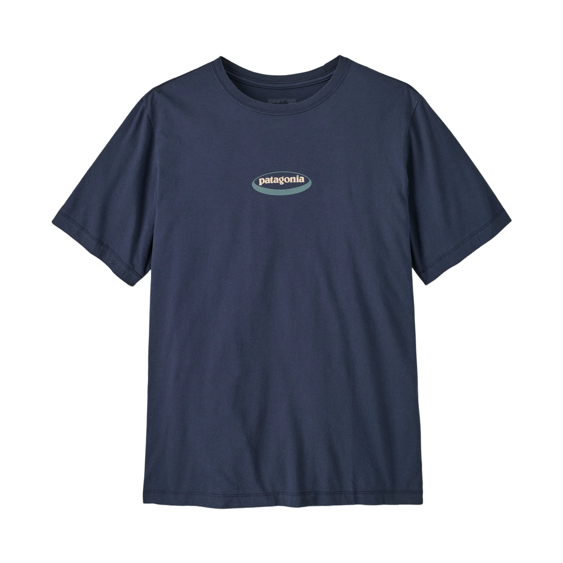 37847 Patagonia 95 Oval Logo T-Shirt New Navy Kaleido