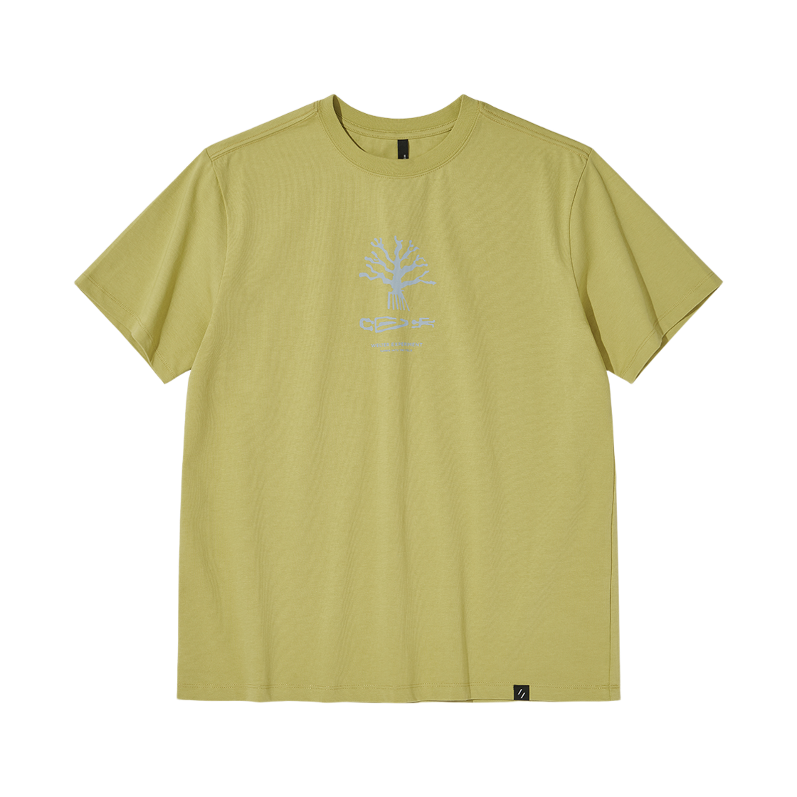 웰터 익스페리먼트 나즈카 언더 트리 티셔츠 라임(WELTER EXPERIMENT Nazca Under Tree T-Shirt Lime)