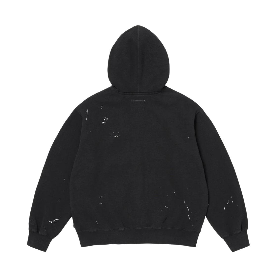 슈프림 x MM6 메종 마르지엘라 박스로고 집업 후드 스웨트셔츠 블랙 - 26SS(Supreme x MM6 Maison Margiela Box Logo Zip Up Hooded Sweatshirt Black - 26SS) - 2