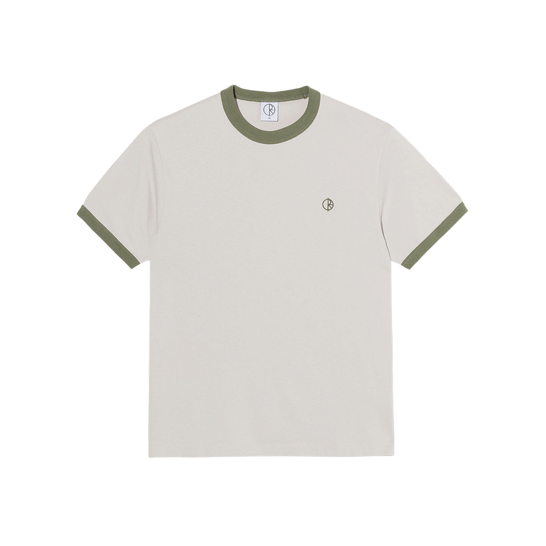 폴라스케이트 링거 티셔츠 페일 타우페 아미 그린(Polar Skate Co. Ringer Tee Pale Taupe Army Green)