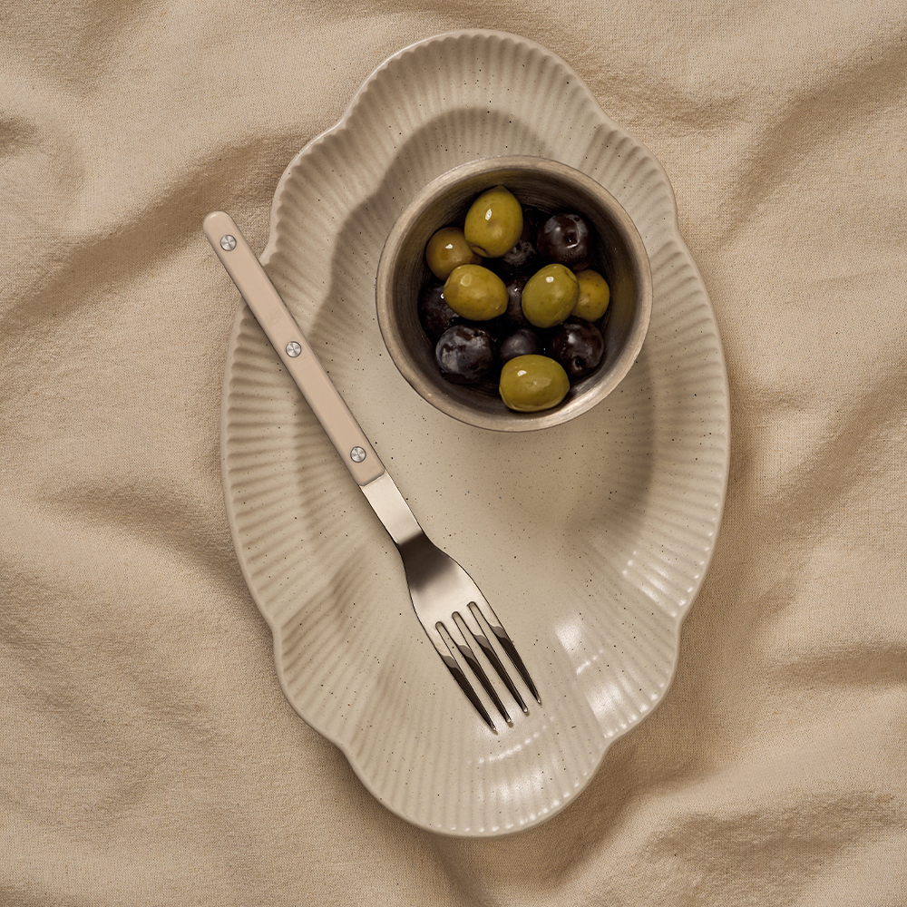 바겐슈타이거 스텐 304 셀레스트 벨루어 커트러리 포크 웜 아이보리(WAGENSTEIGER Stainless Steel 304 Celeste Velour Fork (Warm Ivory)) - 2