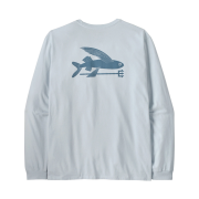 Patagonia Long-Sleeved Flying Fish Responsibili T-Shirt White