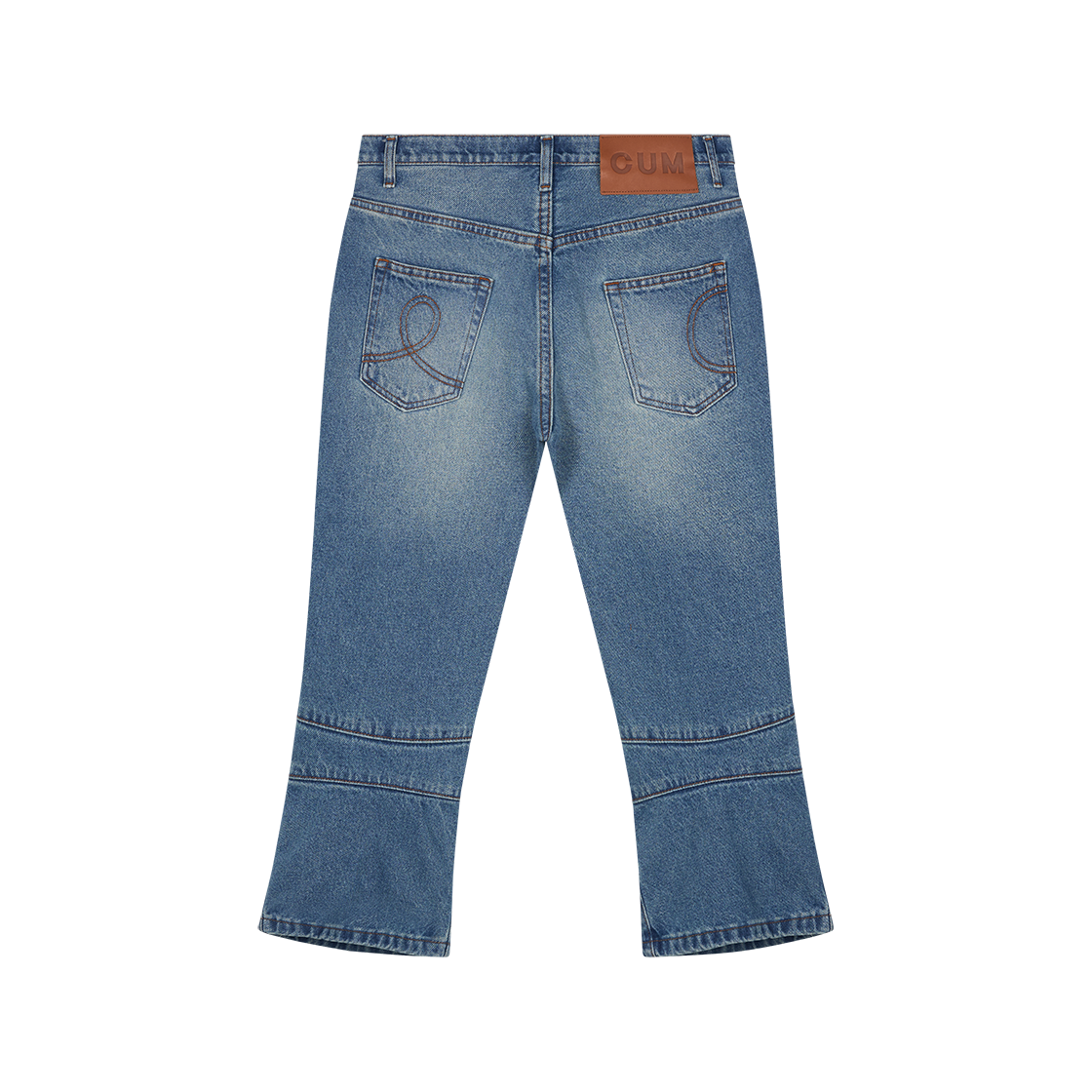 에드워드 커밍 우먼 니 절크 카프리 에이지드 라이트 블루 - 26SS(Edward Cuming Women Knee Jerk Capri Aged Light Blue - 26SS) - 2