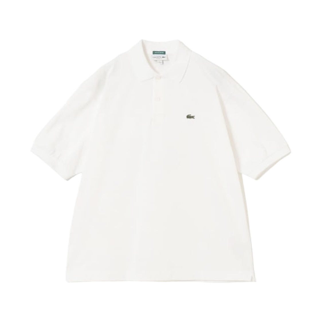 빔즈 x 라코스테 헤비 카노코 폴로 셔츠 블랑(Beams x Lacoste Heavy Canoco Polo Shirt Blanc) - 1