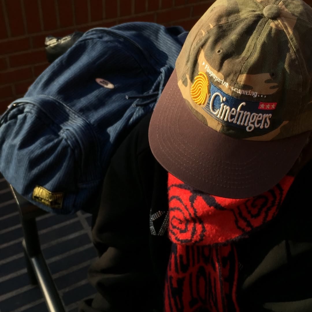 MAINBOOTH Cinefingers Ball Cap CAMO 착용 스타일 - 5