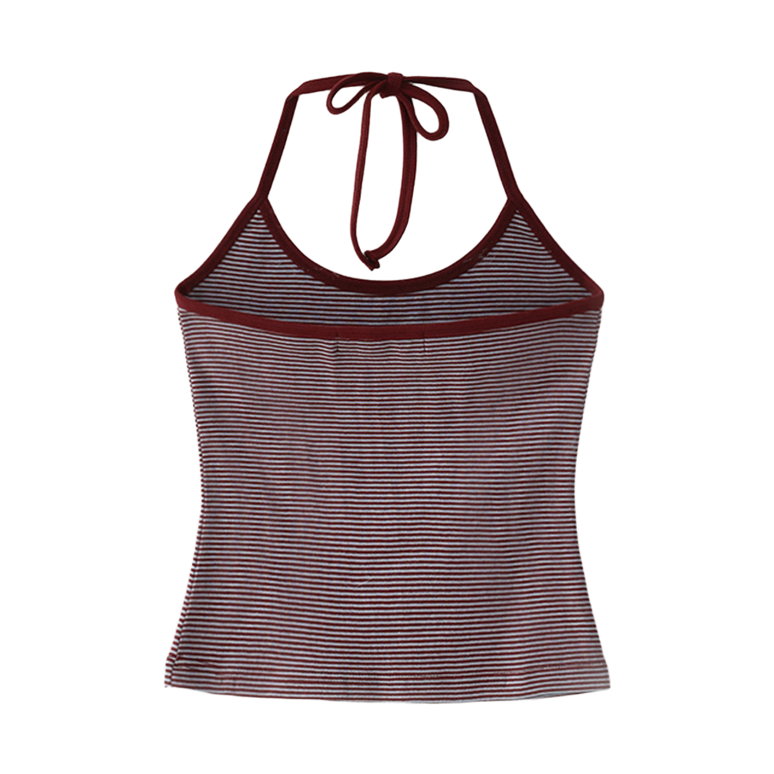 블루 선플라워 썬라인 스트라이프 홀터 탑 레드(Blue Sunflower Sunline Stripe Halter Top Red) - 3