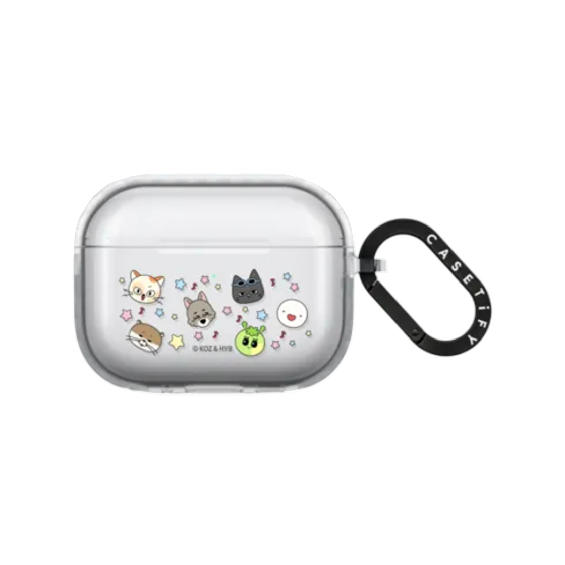 케이스티파이 x 쁘넥도 패턴 이어버드 케이스 임팩트 케이스 프로스트 화이트(Casetify x BBNEXDO Pattern Earbuds Case Impact Case Frost White) - 1